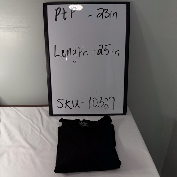 Chico's The Ultimate Tee Black Long Sleeve Shirt Cotton Women's Size XL - Picture 7 of 7